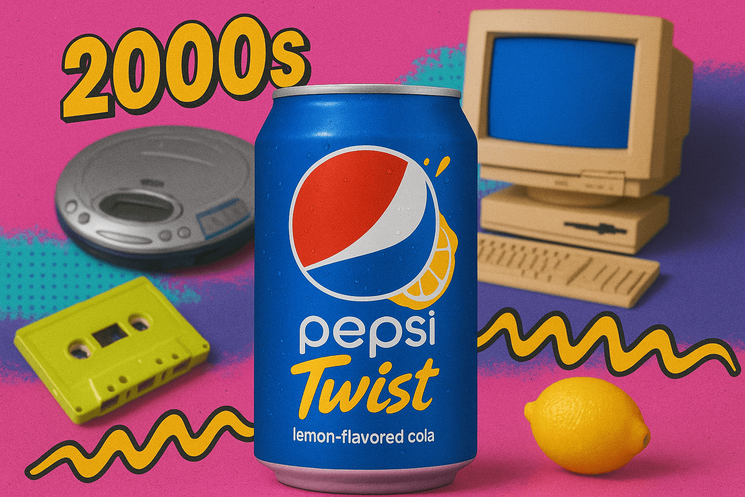 Pepsi Twist – citrus-cola fra starten af årtusindet